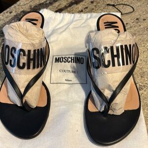 COPY - Moschino, black low heel shoes, size 8.5-slightly used
